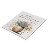 Matthew 11:28 Jezus zei: "Kom naar me Bijbelverse" Tegeltje (Zijkant)