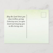 Matthew 11:28 Kom naar me toe, ik zal je rust geve Briefkaart (Achterkant)