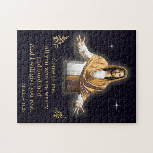 Matthew 11:28 legpuzzel (Horizontaal)