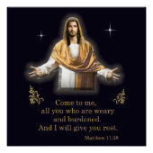 Matthew 11:28 perfect poster (Voorkant)