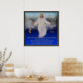 Matthew 11:28 poster (Keuken)
