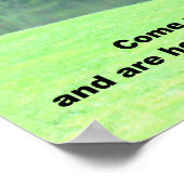 Matthew 11:28 poster (Hoek)