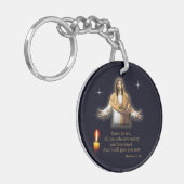 Matthew 11:28 sleutelhanger (Voorkant Links)