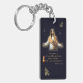 Matthew 11:28 sleutelhanger (Voorkant Links)