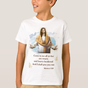 Matthew 11:28 t-shirt