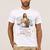 Matthew 11:28 t-shirt (Voorkant)