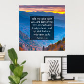 Matthew 11:29 poster (Thuiskantoor)