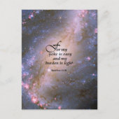 Matthew 11:30 briefkaart (Voorkant)