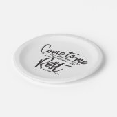 Matthew 11 Bijbelverse Papieren Bordje (Gekanteld)