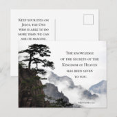 Matthew 13:11 Geheimen van het koninkrijk der Hemd Briefkaart (Voorkant / Achterkant)