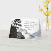 Matthew 13:11 Geheimen van het koninkrijk der Hemd Kaart (Gele Bloem)