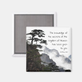 Matthew 13:11 Geheimen van het koninkrijk der Hemd Magneet (Voorkant / Achterkant)