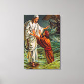 Matthew 14:28-33 Lord, Red me Canvas Afdruk (Voorkant)