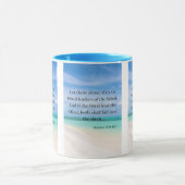 Matthew 15:14 KJV Bijbelverse Pic Two-Tone Mok (Midden)