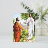 Matthew 16:15-20 U bent het Christus briefkaart (Staand voorkant)