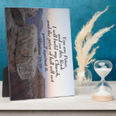 Matthew 16:18 Je bent Peter, en op deze rots Fotoplaat (Zijkant)