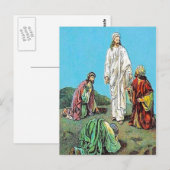 Matthew 17:1-9 Dit is mijn vermoedelijk zoon brief Briefkaart (Voorkant / Achterkant)