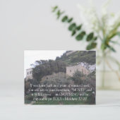 Matthew 17:20 briefkaart (Staand voorkant)