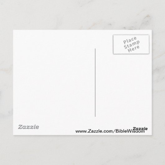 Matthew 17:20 briefkaart (Achterkant)