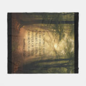 Matthew 17:20 fleece deken (Voorkant (Horizontaal))