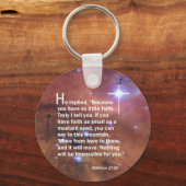 Matthew 17:20 sleutelhanger (Voorkant)