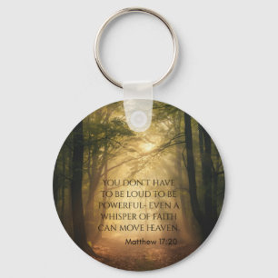Matthew 17:20 sleutelhanger