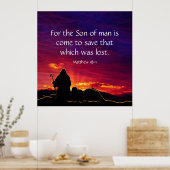 Matthew 18:11 poster (Keuken)