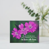 Matthew 18:20 Twee of drie Gather in mijn naam Briefkaart (Staand voorkant)