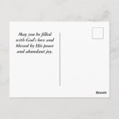 Matthew 18:20 Twee of drie Gather in mijn naam Briefkaart (Achterkant)