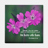 Matthew 18:20 Twee of drie Gather in mijn naam Magneet (Voorkant)