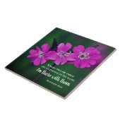 Matthew 18:20 Twee of drie Gather in mijn naam Tegeltje (Zijkant)