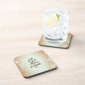 Matthew 19:26 met God alles is mogelijk Bier Onderzetter (Rechterzijde)