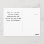 Matthew 19:26 met GOD Alles is mogelijk Briefkaart (Achterkant)