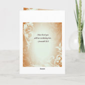 Matthew 19:26 met God alles is mogelijk Kaart (Achterkant)