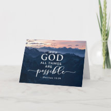 Matthew 19:26 met God alles is mogelijk