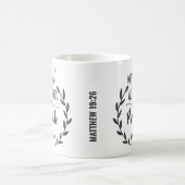 Matthew 19:26 met God alles is mogelijk Koffiemok (Center)