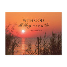 Matthew 19:26 Met God zijn alles mogelijk