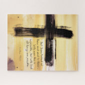 Matthew 19 26 Puzzle Legpuzzel (Horizontaal)