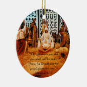 Matthew 1:21 Nativiteitsscène Ornament (Rechts)