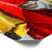 Matthew 21:1-11 Jezus wordt verwelkomd als koning  Poster (Hoek)