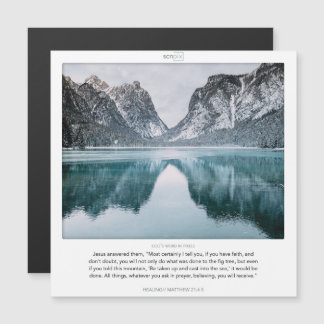 Matthew 21:4-5 HEALING SCRIPIX magnetische kaart Magnetische Uitnodiging