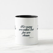 Matthew 22:14 KJV bijbelse tweetone Mok (Midden)