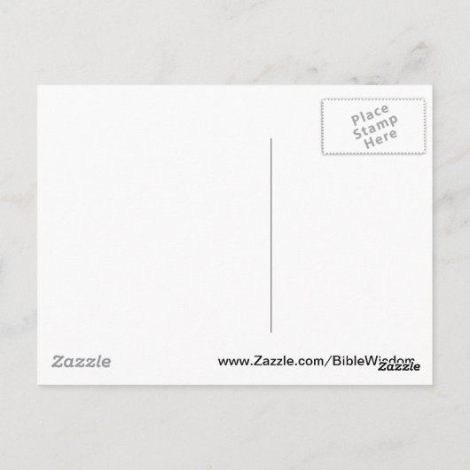 Matthew 22:37 briefkaart (Achterkant)