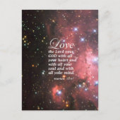 Matthew 22:37 briefkaart (Voorkant)