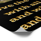 Matthew 22:37 Christelijke kunstbrug Poster (Hoek)