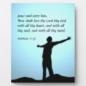 Matthew 22:37 fotoplaat (Voorkant)