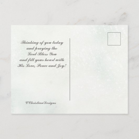 Matthew 22:37 hou van de Heer met al je hart Briefkaart (Achterkant)