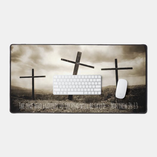 MATTHEW 24:13 Bureaumat (Keyboard & Muis)