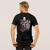 Matthew 24:13 Tri-Blend shirt (Achterkant volledig)