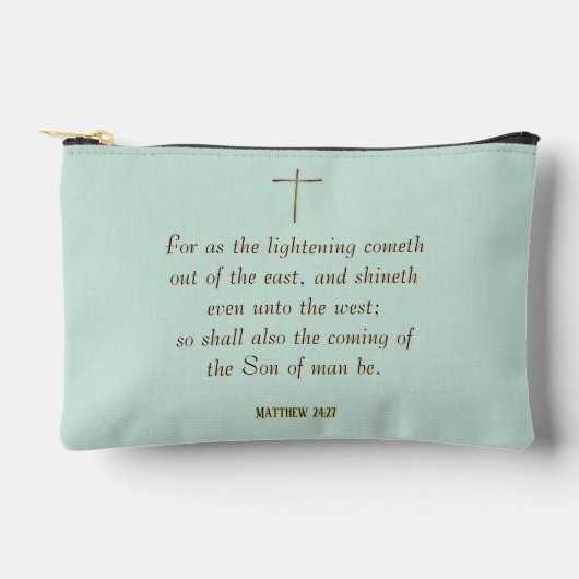 MATTHEW 24:27 “Want zoals de bliksem komt…” Etui (Voorkant)
